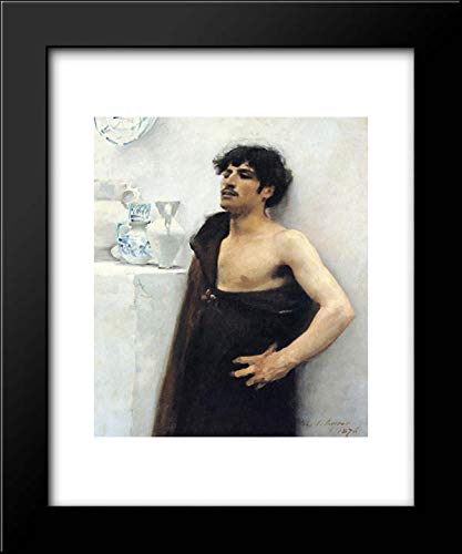 Amazon.com: Young Man In Reverie 15x18 Framed Art Print by John